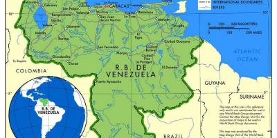 نقشه از نقشه ده ونزوئلا