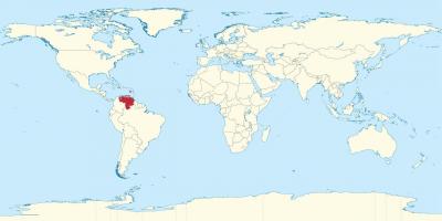 ونزوئلا در نقشه جهان