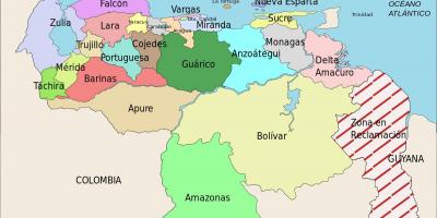 نقشه از ونزوئلا متحده